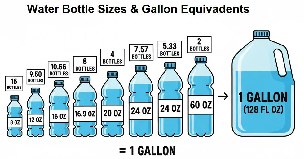 How Many Water Bottles in a Gallon? Complete Guide