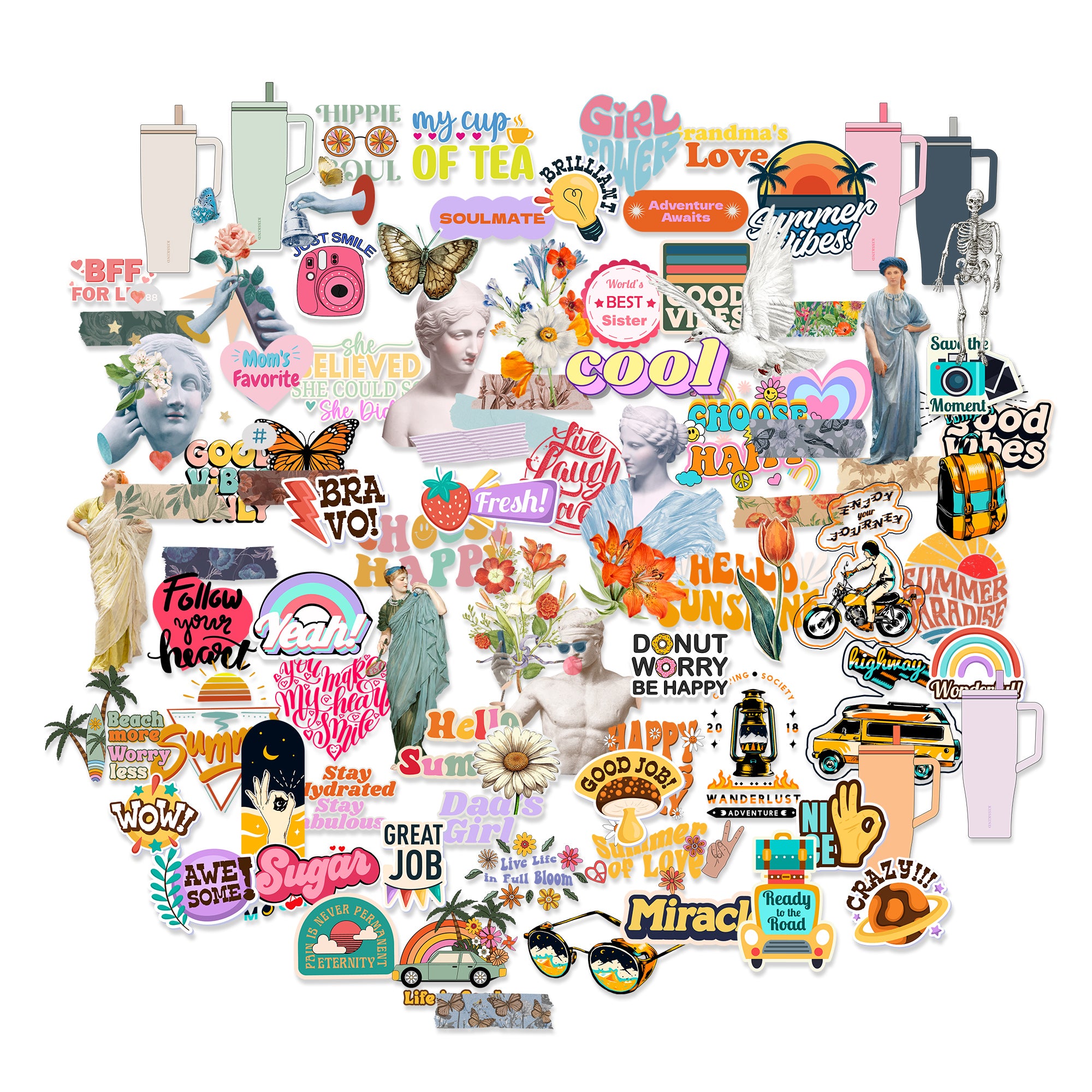KISSKIND UV Crystal Sticker  89/pcs