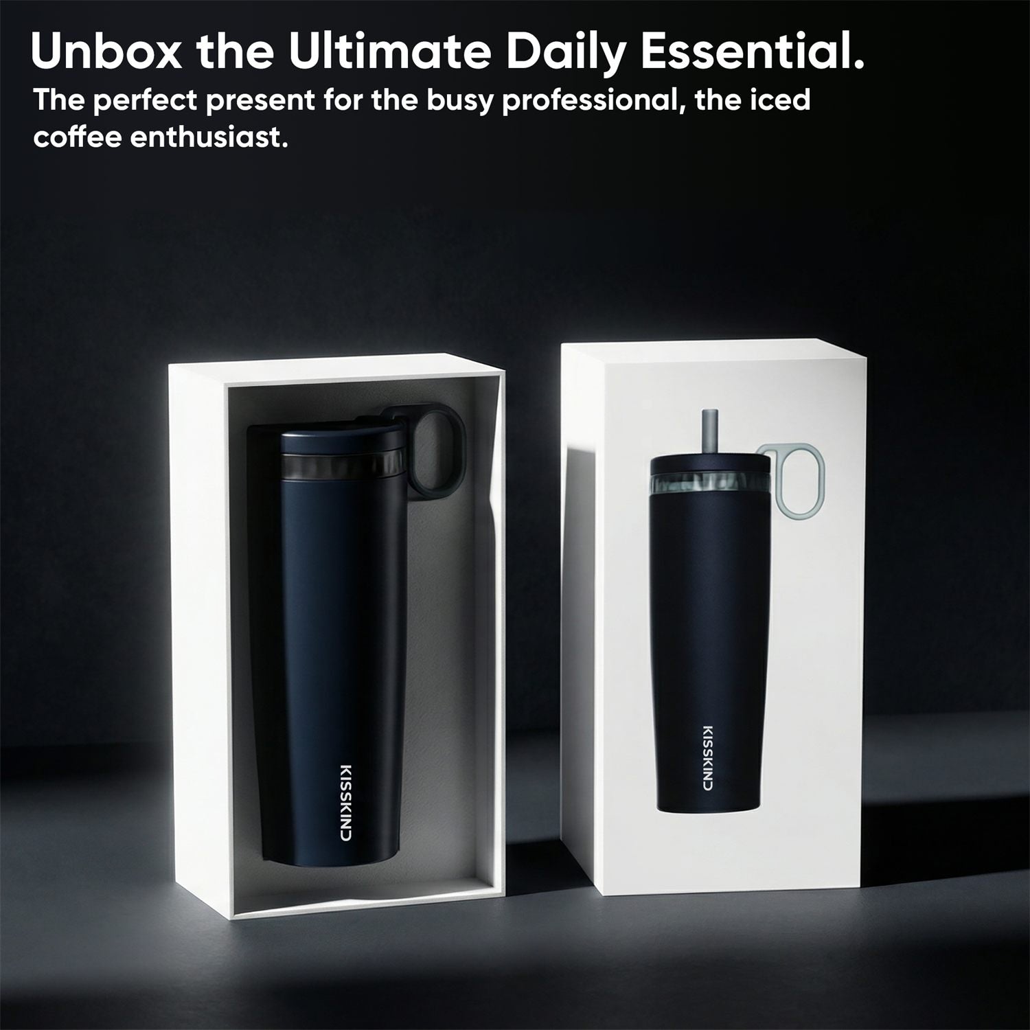 Premium black gift box presentation.