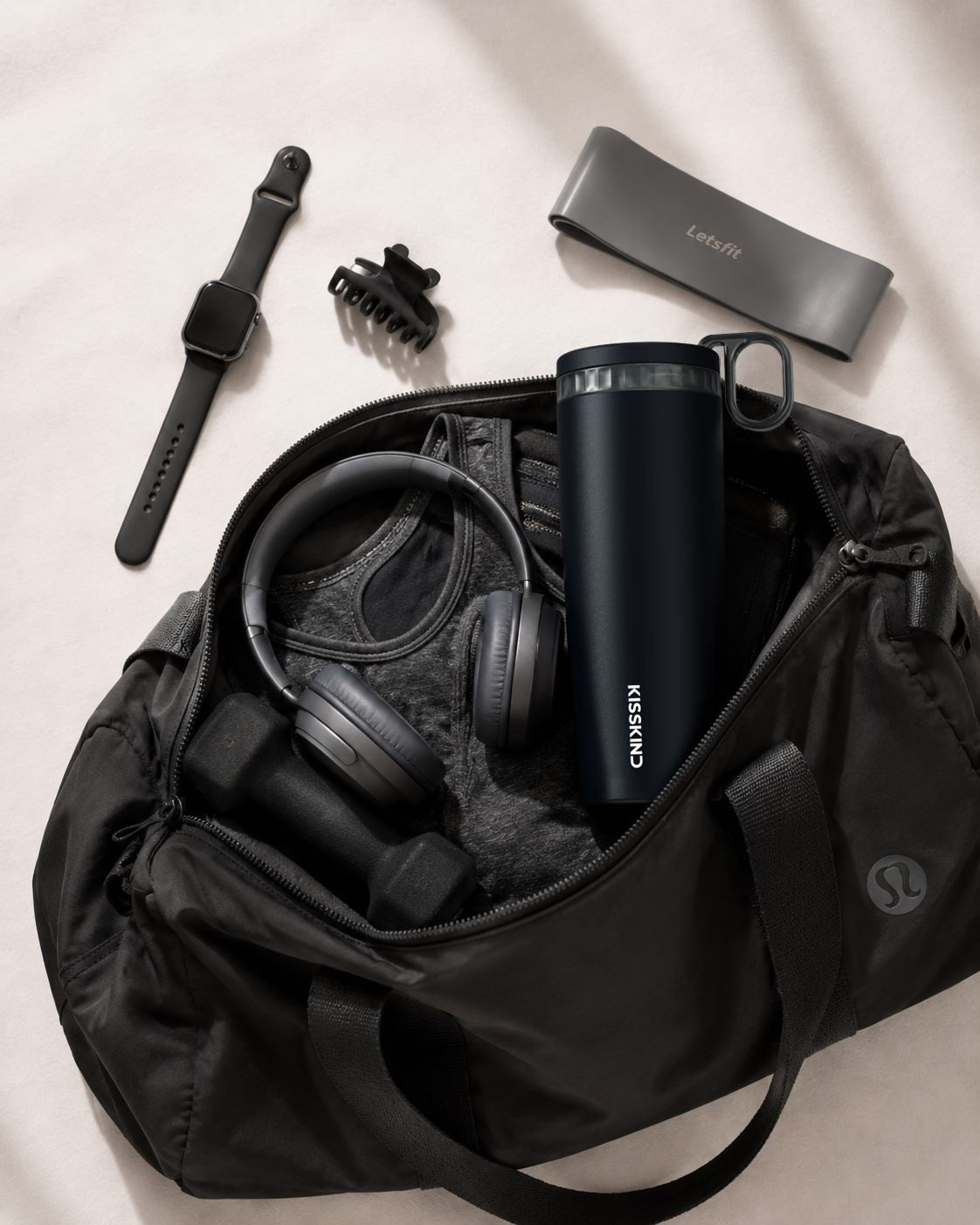 Black KissKind cup as a minimal gift color