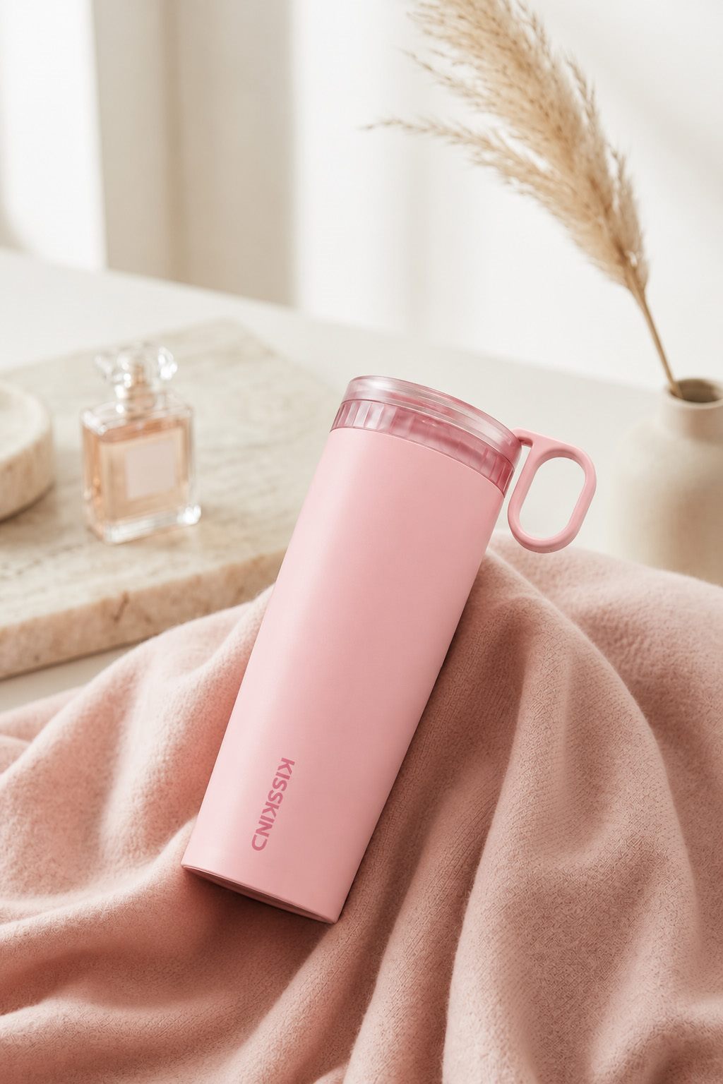 Pink KissKind cup with soft giftable styling