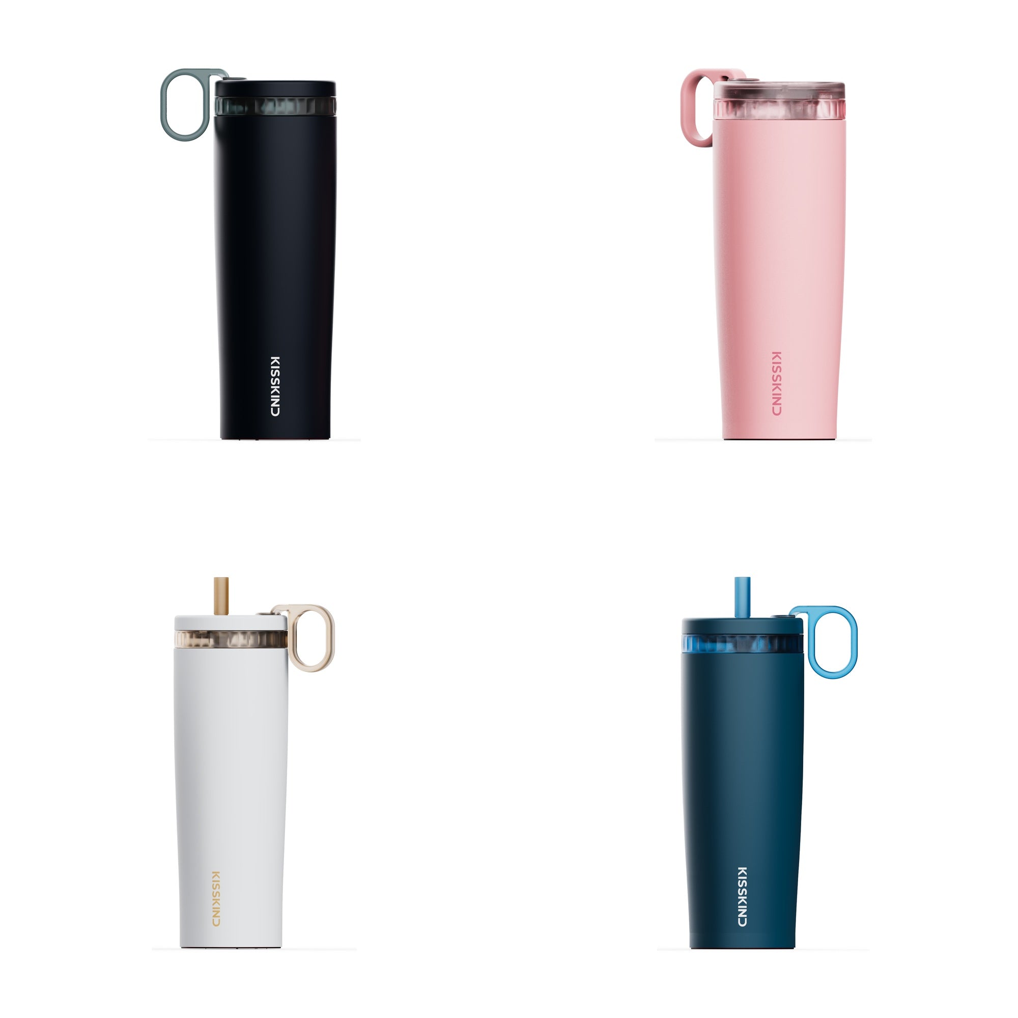 KissKind iced coffee cup color options