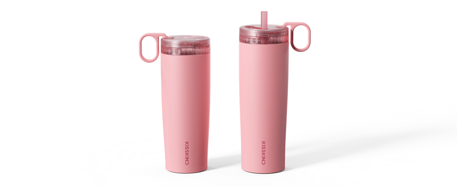 Peach Sorbet Kisskind cups in 20 oz and 24 oz