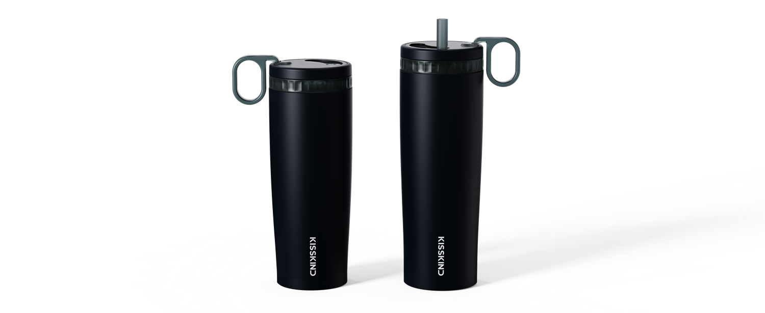 Midnight Espresso Kisskind cups in 20 oz and 24 oz
