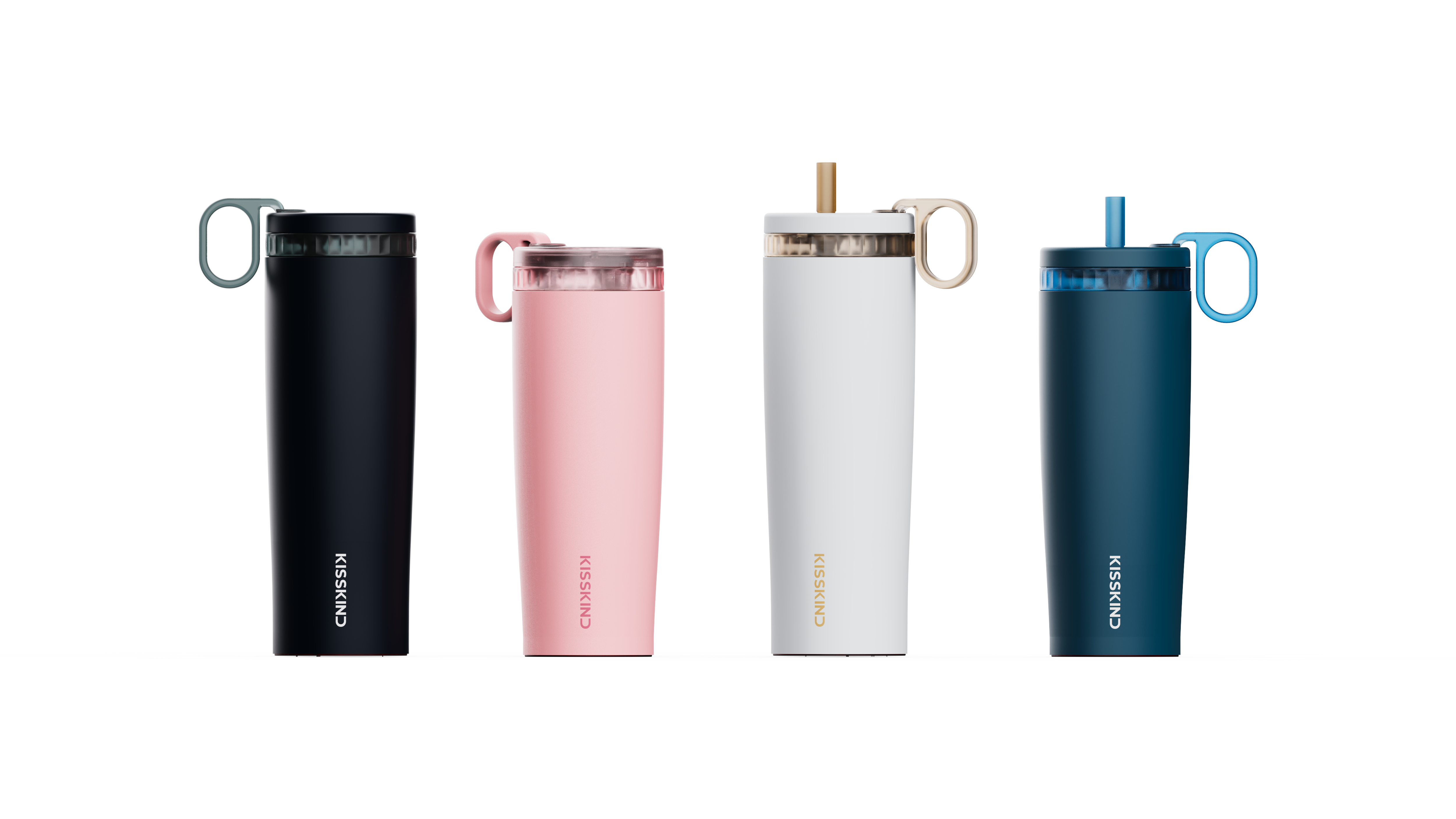 KissKind iced coffee cup color lineup